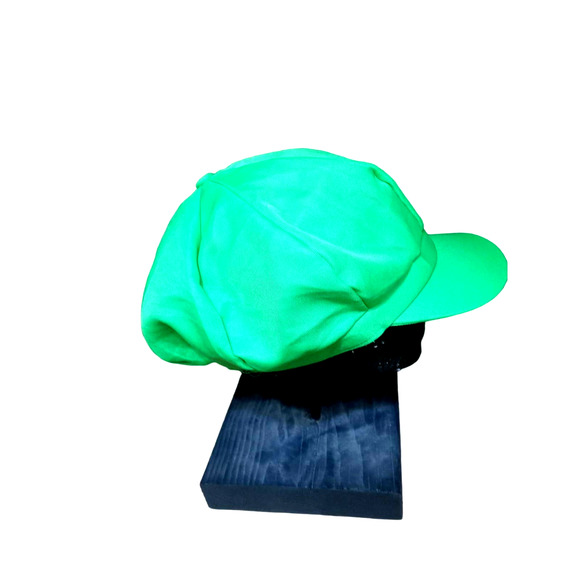 Luigi green hat/cap, elastic on back. One size - Picture 2 of 5